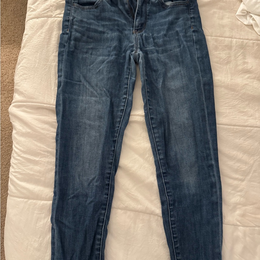 American Eagle Next Level Stretch Blue Women's Skinny Jeans